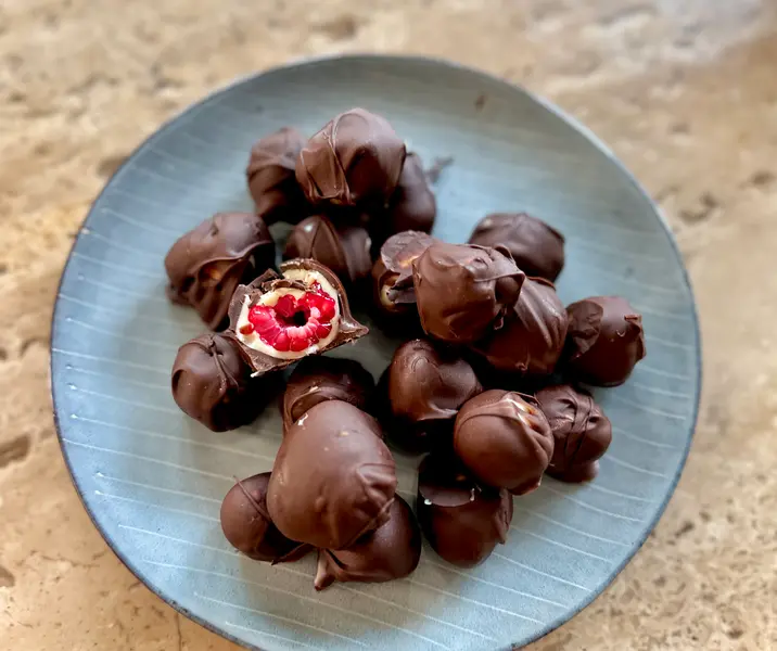 Bomboncitos de frambuesa