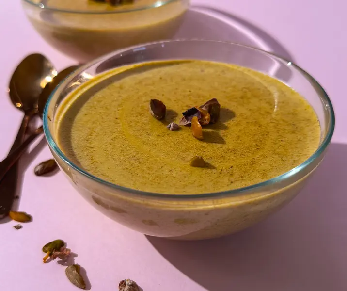 Mousse de pistachos