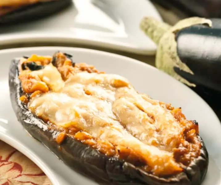 Berenjenas rellenas con atún thermomix