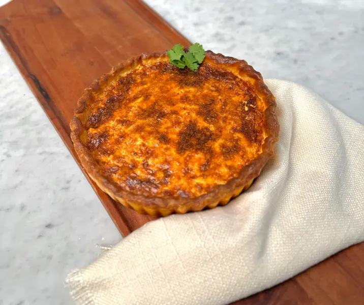 Quiche lorraine de pollo