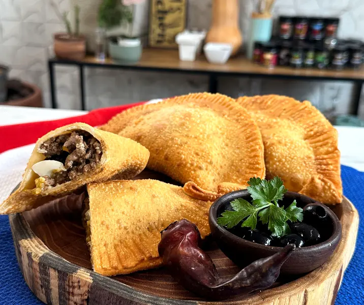 Empanada de pino frita
