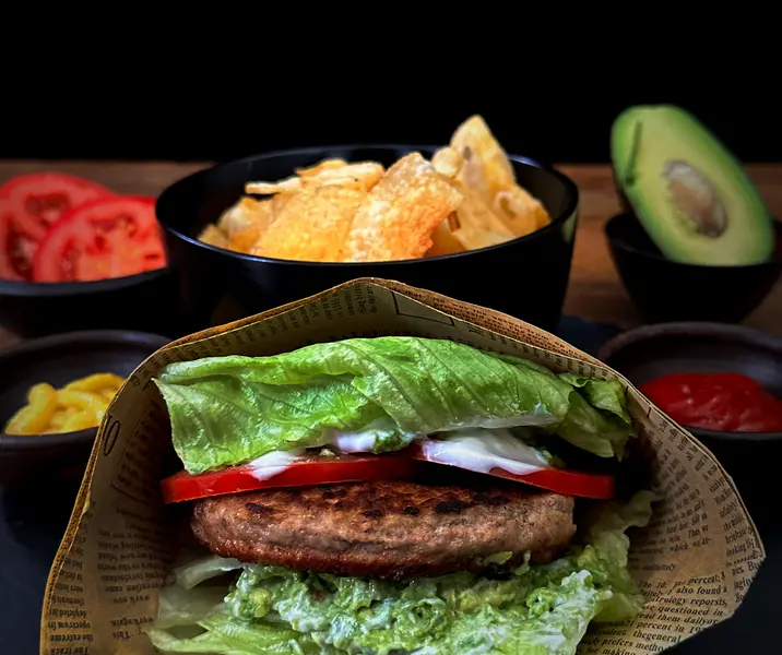 Hamburguesa italiana low carb