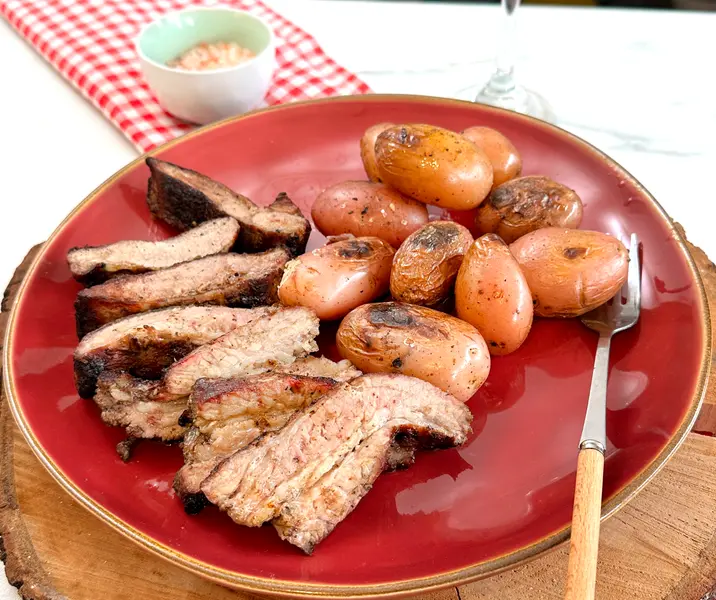 Costillar de cerdo con papas
