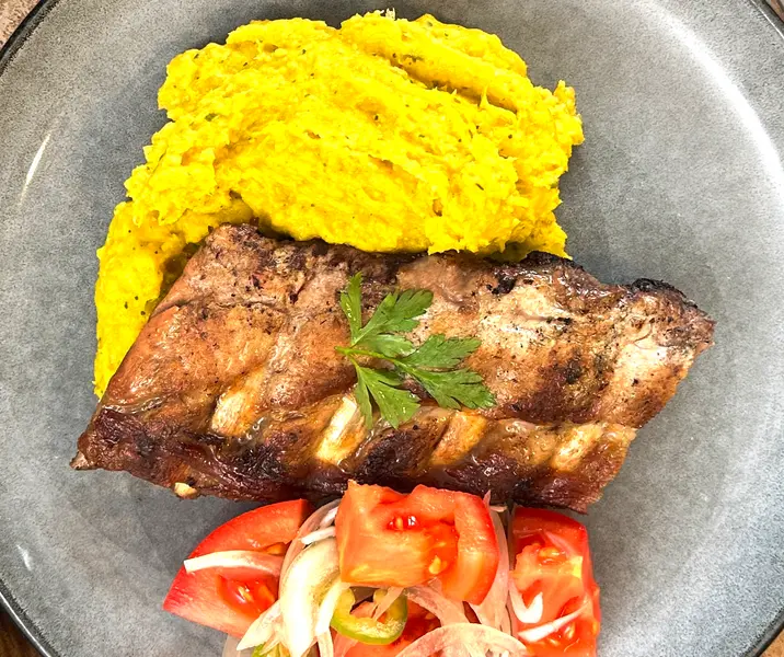 Baby back ribs con pastelera