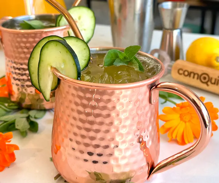 Mocktail mango mule