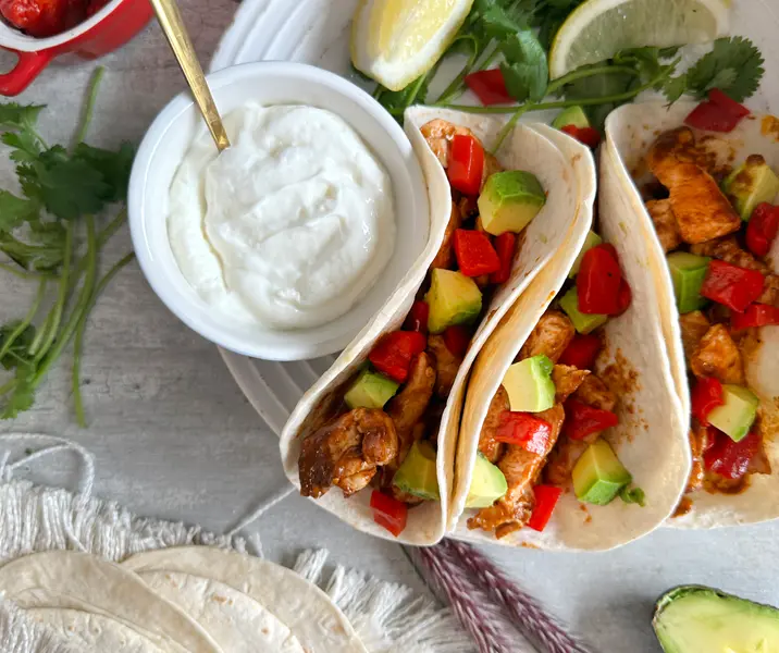 Tacos de churrasco de pollo