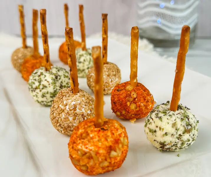 Bolitas de queso crema