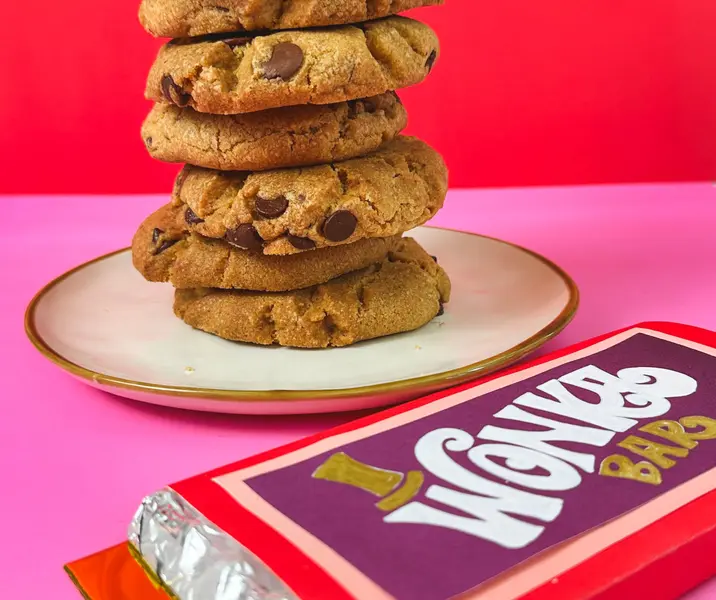 Galletas con trozos de chocolate wonka