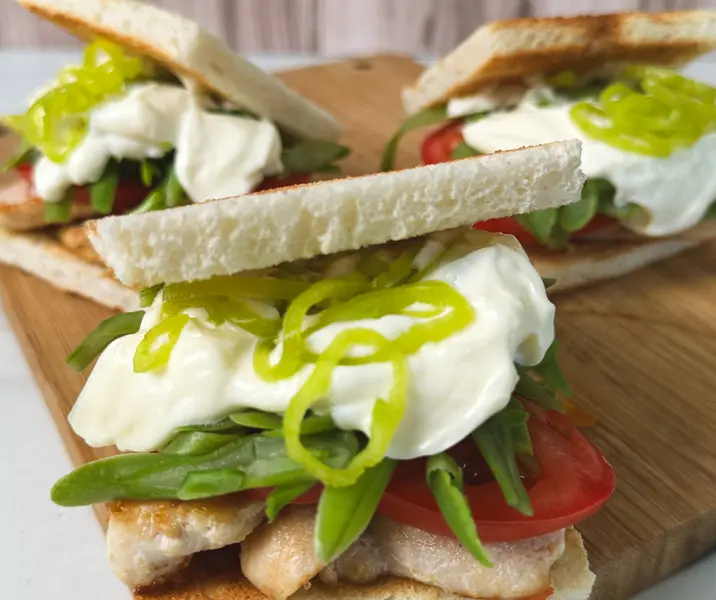 Churrasco chacarero de pollo