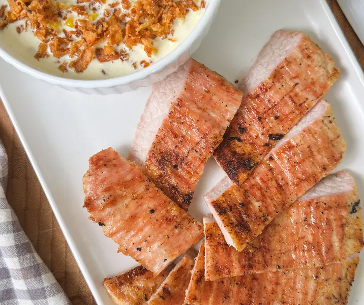 Malaya con choclo crispy