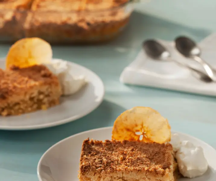 Crumble de coco y manzana thermomix