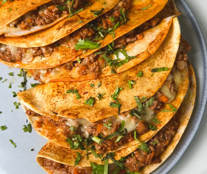 Tacos boloñesa de pavo