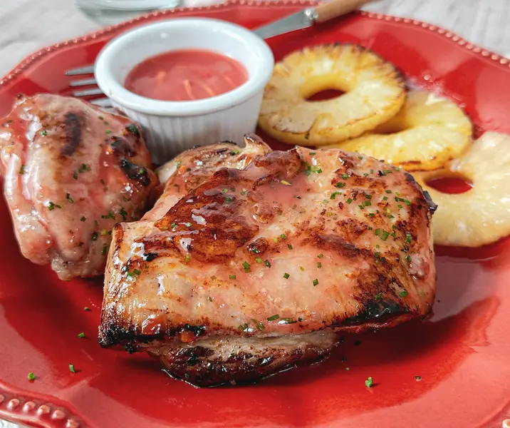 Cerdo con tamarindo y piña