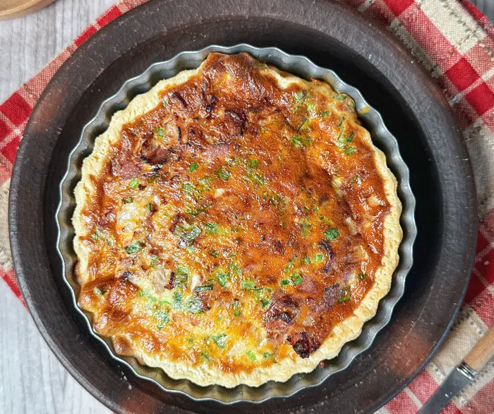 Quiche lorraine air fryer