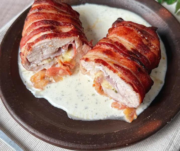 Churrasco napolitano de pollo air fryer