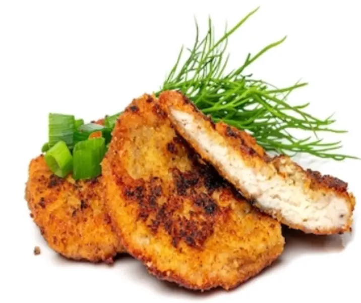 Escalopas con puré de papas air fryer