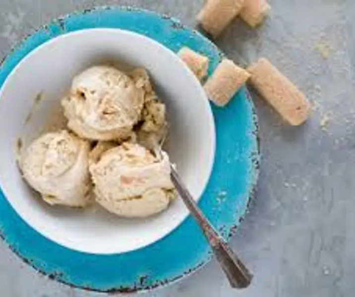 Helado casero de manjar