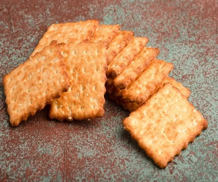Galletas cracker de garbanzos air fryer