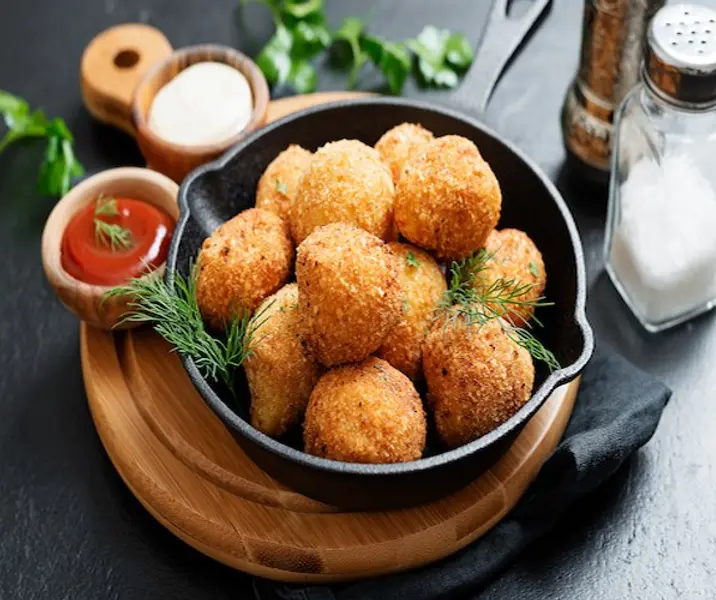 Croquetas de papa y atún air fryer