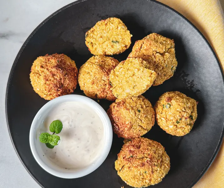 Falafel de garbanzos air fryer