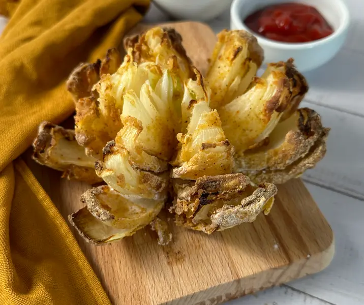 Cebolla frita air fryer