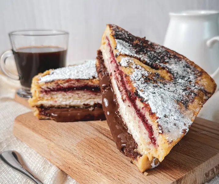 Tostadas francesas rellenas