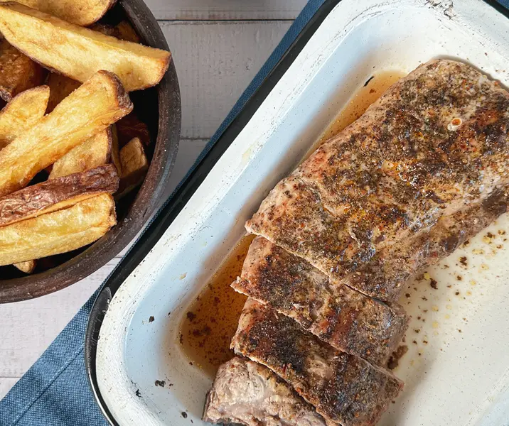 Baby back ribs a la campesina