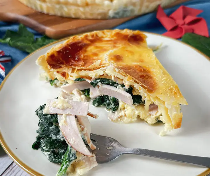 Pascualina de jamón pechuga de pavo