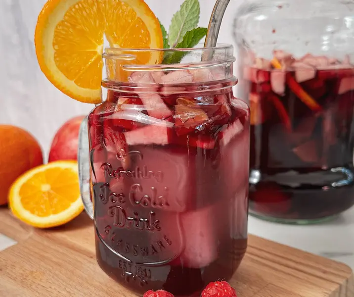 Sangría de frambuesa