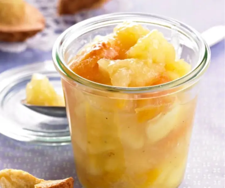 Compota de manzana y pera thermomix