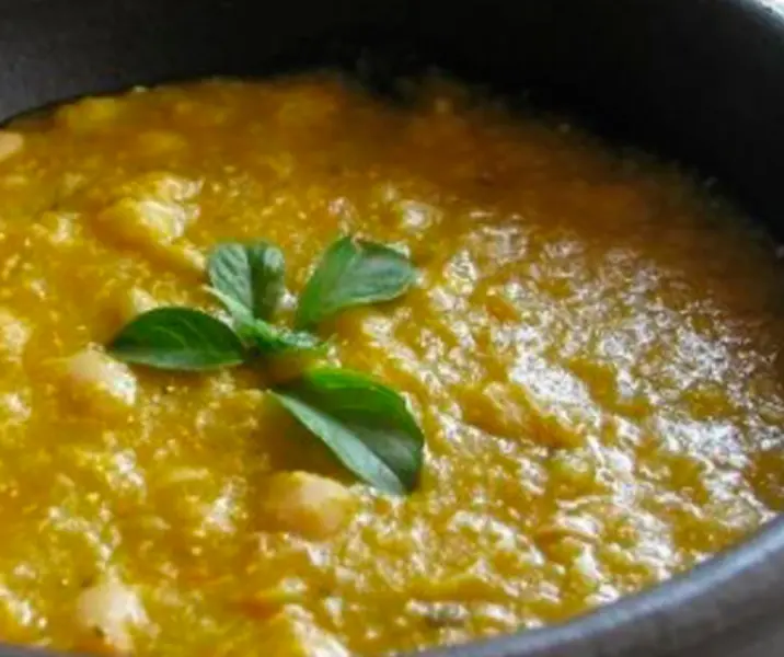 Porotos granados con mazamorra thermomix