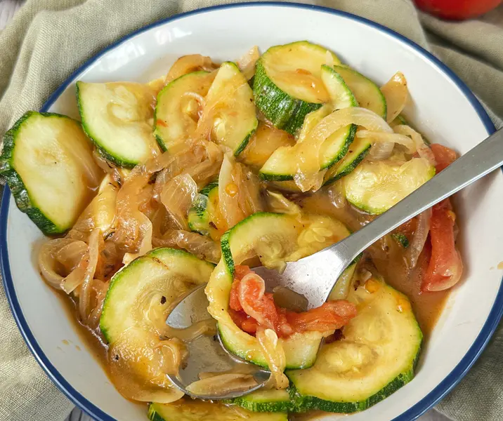 Guiso de zapallo italiano