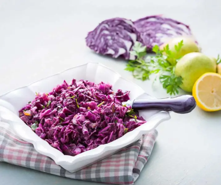 Repollo, pera y cilantro thermomix