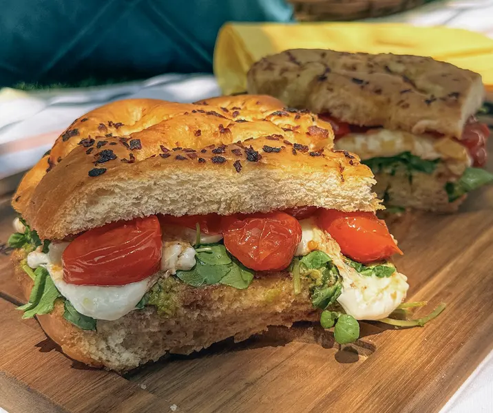 Sándwich focaccia