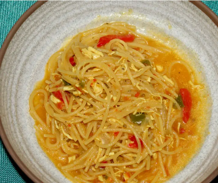 Fideua con pollo thermomix