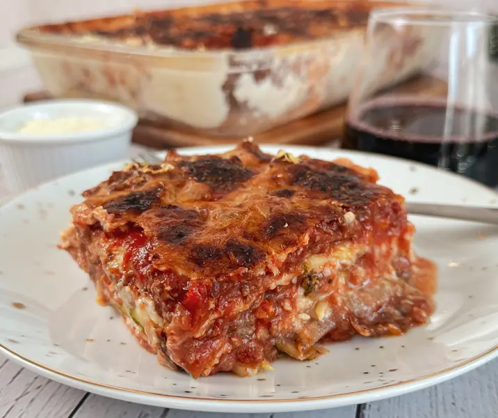 Lasaña de zapallito italiano