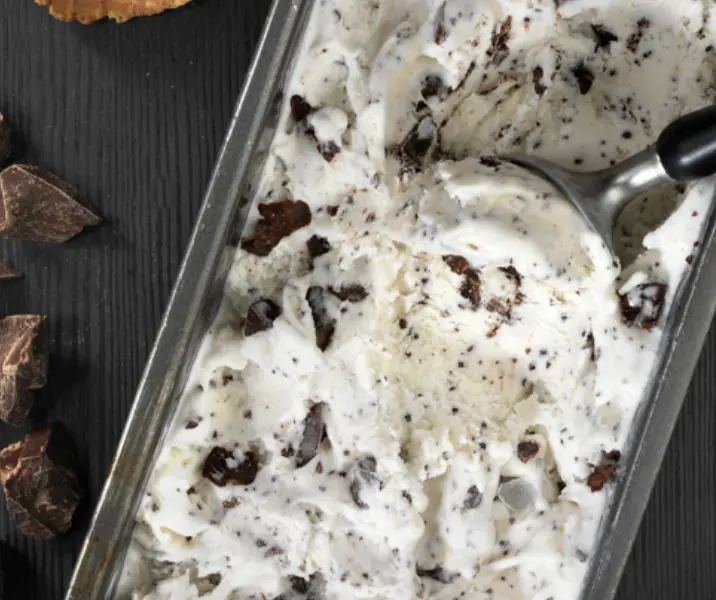 Helado de stracciatella thermomix