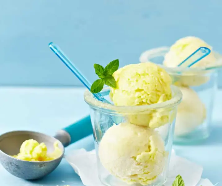Helado de piña y coco thermomix
