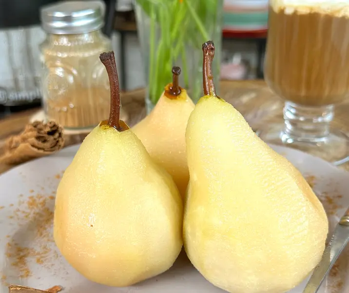 Peras cocidas